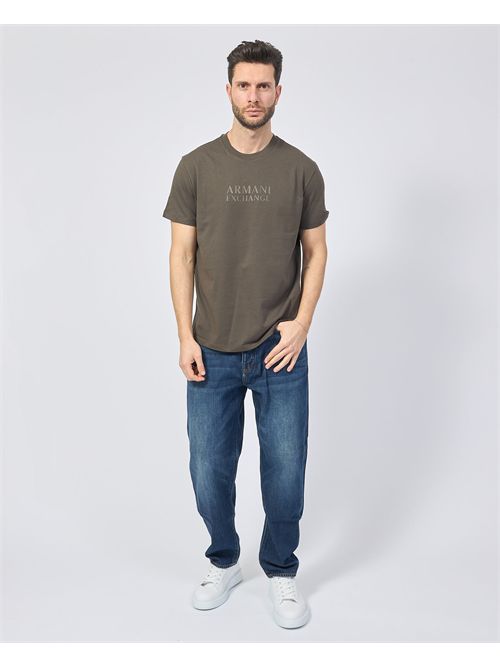 T-shirt girocollo Armani Exchange in cotone ARMANI EXCHANGE | XM000553-AF10334U8120